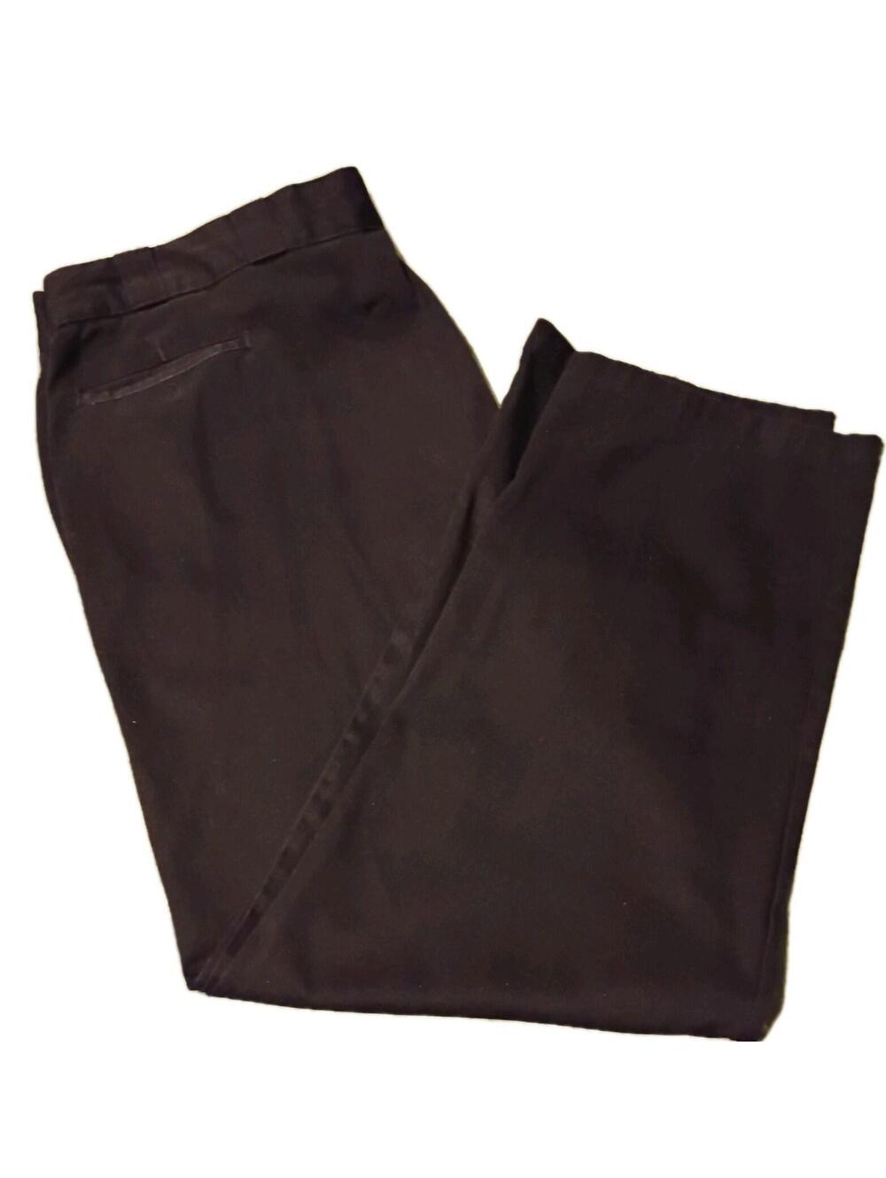 Dickies 874 Mid Rise Original Fit Black Chino Style 48x32 Men's Work Pants